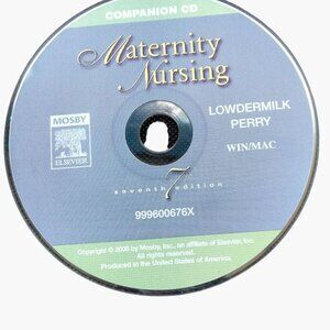 Maternity Nursing Companion CD 7th Edition Lowdermilk Perry